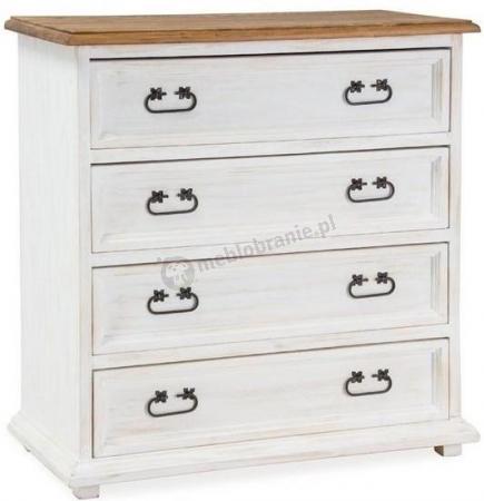 Komoda Poprad w stylu prowansalskim sosna patyna 89x43x88