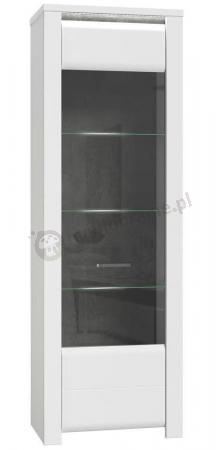 Brugia BUGV711B Witryna L/P Forte 198x66 cm LED Biała