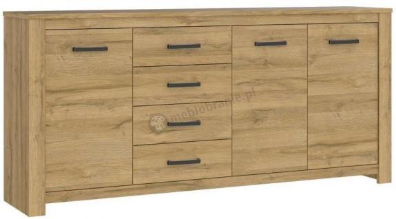 Komoda w kolorze Dąb postarzany 206cm Havanna HVNK341 Forte