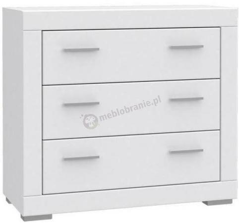 Biała komoda z szufladami Snow SNWK23