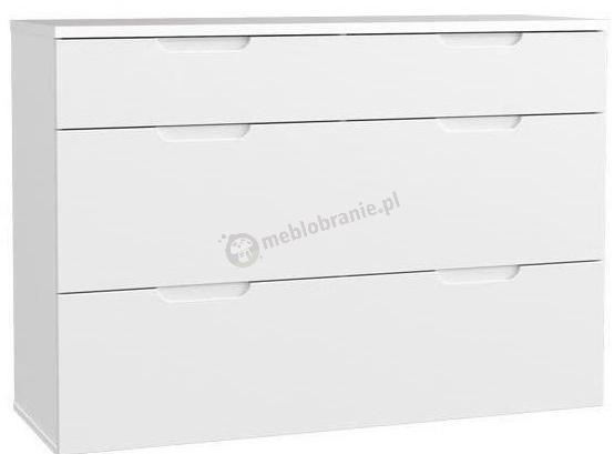 Biała komoda z szufladami Starlet white STWK211 Forte