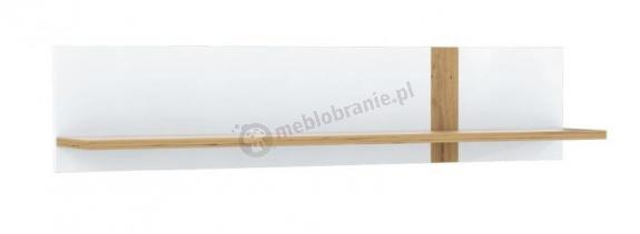 Biała półka wisząca 140cm Tuluza TUZB01 Forte