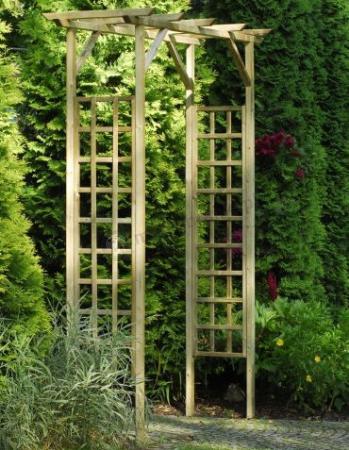 Pergola Asceza z kantówki 4,5cm h249 x 180 x 70