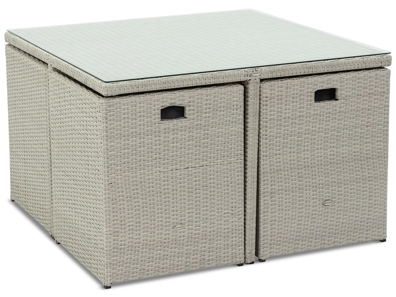 Meble ogrodowe składane w kostkę