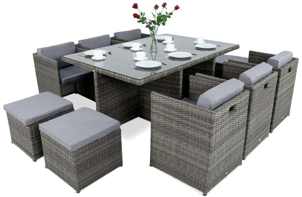 Komplet mebli ogrodowych kostka