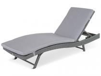 Profilowany leżak ogrodowy Nilamito Anthracite