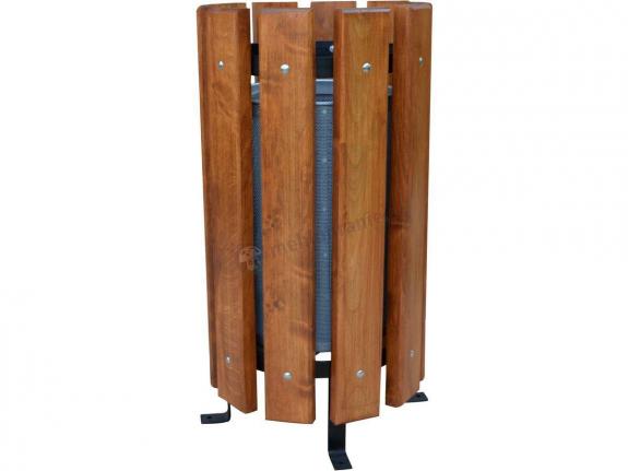 Kosz na śmieci parkowy stojący 70 cm