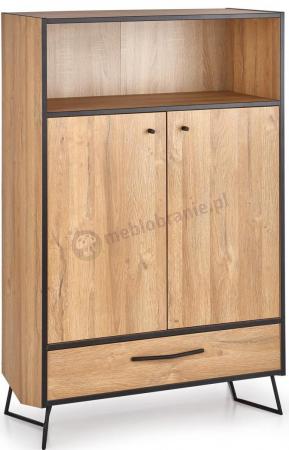 Lockheed komoda KM3 dąb grandson w stylu industrialnym