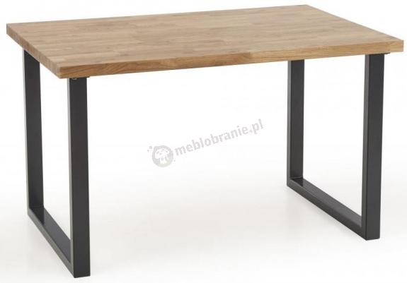 RADUS 140x85 stół na metalowych nogach drewno lite