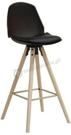 Actona Oslo skandynawski hoker czarny 106cm