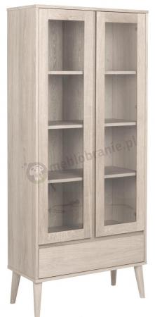 Witryna Nagano do salonu 178x80x37 dąb drewniana
