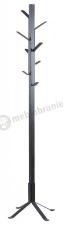 Actona Vinson minimalistyczny wieszak na ubrania czarny 180 cm