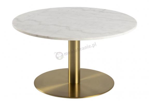 Actona Corby stolik z marmurowym blatem 80cm
