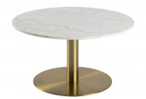 Actona Corby stolik z marmurowym blatem 80cm