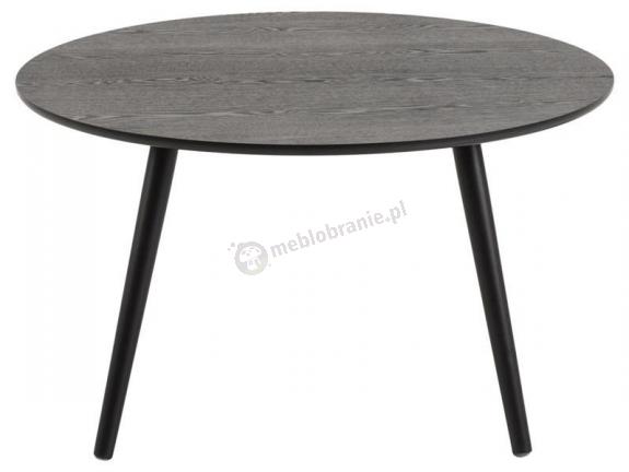 Actona Stafford okrągły stolik kawowy 80 cm Dąb szary