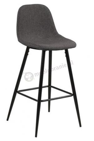 Actona Wilma ciemnoszary tapicerowany hoker 91cm