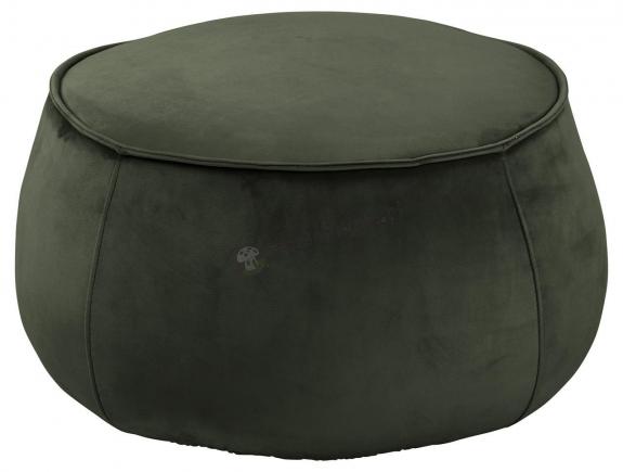 Actona pufa Mie ciemnozielona Ø60x34