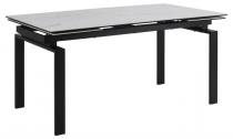 Actona Huddersfield stół rozkładany biało-czarny 160-240cm