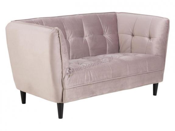 Aconta Jonna stylowa nowoczesna sofa Glamour 146 cm brudny róż
