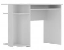 Meblobranie MBR12 Białe biurko z półkami na komputer 95x65 cm