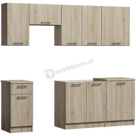 Nowoczesne meble kuchenne Meblobranie MB240L dąb sonoma