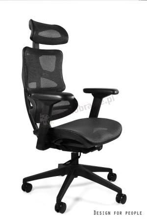 Fotel ergonomiczny biurowy Ergotech czarny