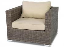 Fotel technorattanowy NILAMITO Double Brown