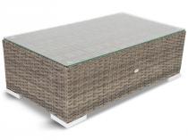 Stolik technorattanowy Nilamito 90x50 Double Brown