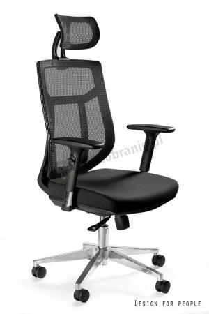 Fotel ergonomiczny Vista czarny regulowany czarny