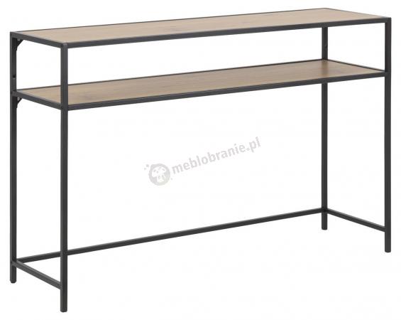 Actona Seaford konsola 120x35 czarny loft