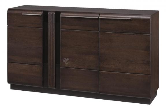 Komoda do jadalni 160cm Porti 45 dąb czekoladowy