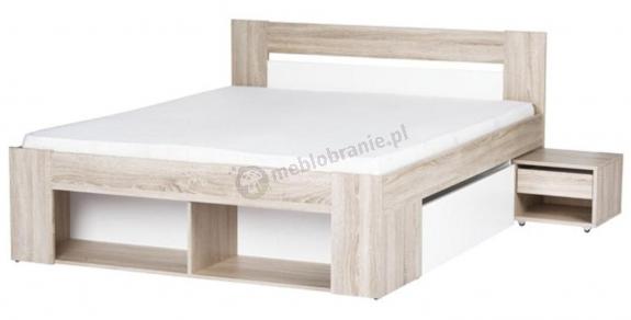 Łóżko małżeńskie 140x200 Milo 08 z szafkami nocnymi