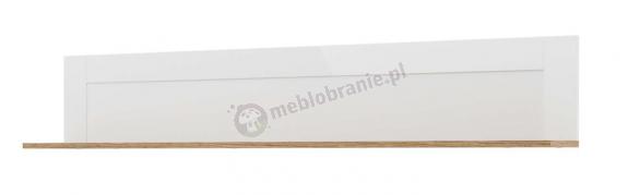 Półka ścienna 150cm Belfort 35 biały połysk
