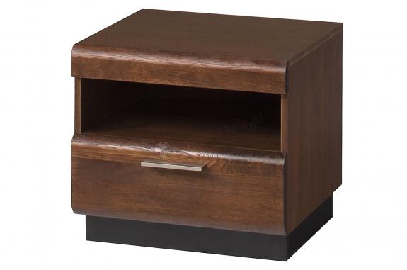 Klasyczna szafka nocna Porti 79 Dąb czekoladowy