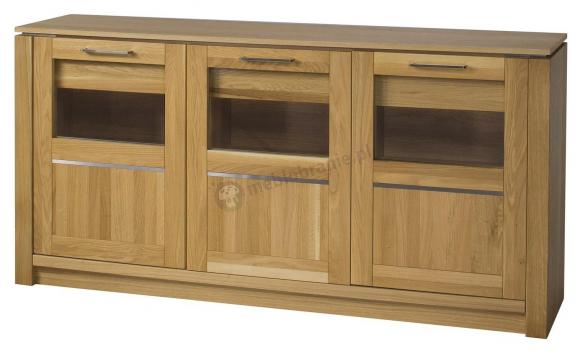 Duża komoda 178x43x87 Oslo 47 z drewna dębowego