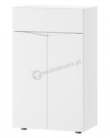 Komoda do przedpokoju 62x38x102 Lucca 07 biały mat