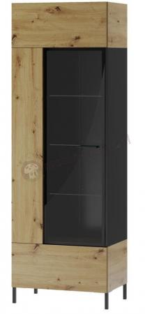 Regał w stylu industrialnym Lucas 10 dąb artisan
