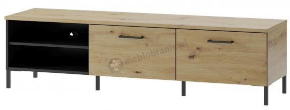 Szafka RTV Lucas 25 w stylu loft dąb artisan