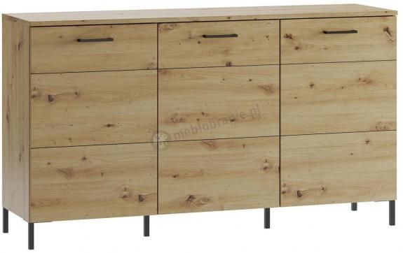 Komoda z szufladami Lucas 36 dąb artisan