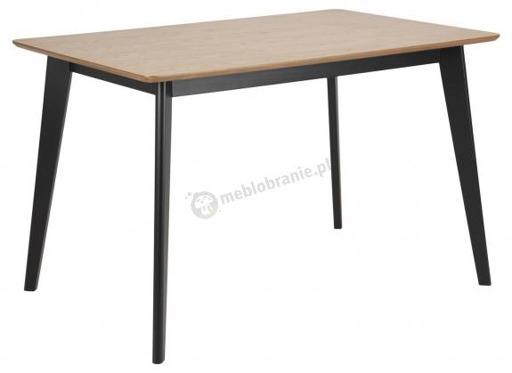 Actona Roxby stół do jadalni drewniany czarne nogi 120x80x76