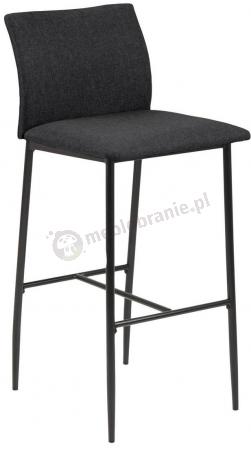 Ciemnoszare krzesło barowe Demina Actona 102cm