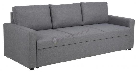 Sacramento sofa rozkładana 219x84 Malmo jasnoszara tapicerka