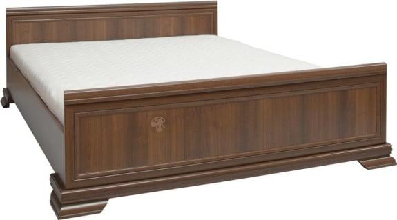 Łóżko dwuosobowe Kora KLS ze stelażem 160x200 brązowe