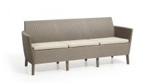 Sofa ogrodowa trzyosobowa Salemo cappuccino
