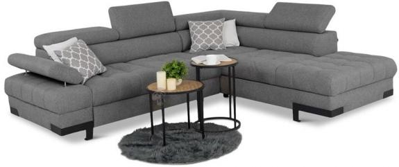 Stylowy narożnik z funkcją spania Selva L 263x223 cm prawostronny