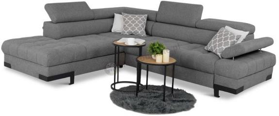 Stylowy narożnik z funkcją spania Selva L 263x223 cm lewostronny