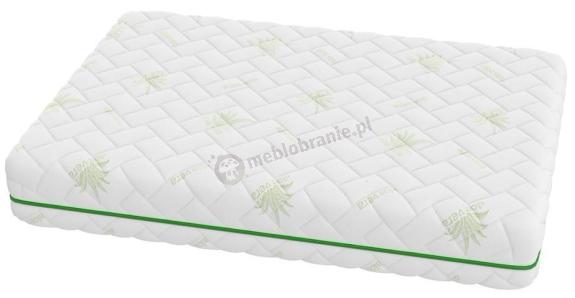 Materac dwustronny twardość H3/H4 z warstwą kokosową 140x200 cm, pianka i sprężyny kieszeniowe, 7 stref, Aloe Vera - Comforteo