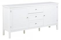 Biała komoda z szufladami Eton Actona 160x40x80 cm