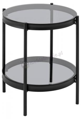 Wąski stolik kawowy z dymionym blatem Bayonne 45 cm Actona