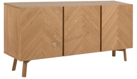 Drewniana komoda w jodełkę 160x40x75 cm Galway Actona